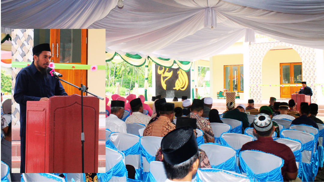 Peresmian Masjid Nur Aminah, Kepala KUA Fenaleisela Panjatkan Doa: Masjid Ini Bukti Nyata Kecintaan 