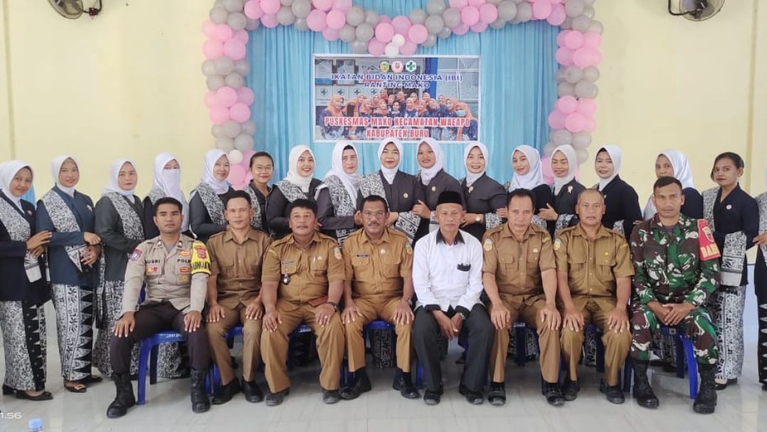 Kepala KUA Waeapo Hadiri Peringatan Hari Ulang Tahun Ikatan Bidan Indonesia Ke-73 Ranting Mako