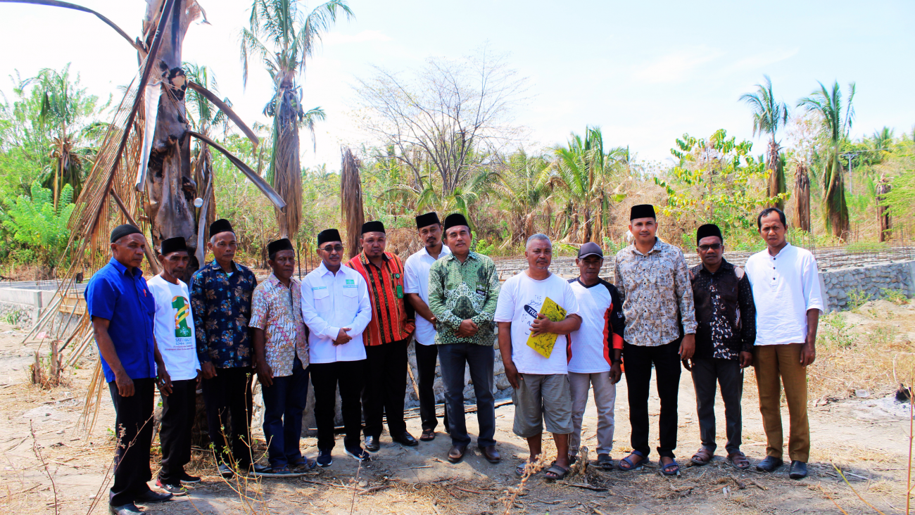 Ka.KanKemenag Dampingi Wasekjen PBNU Tinjau Pembangunan Ponpes Al-Yasini Cabang Kabupaten Buru